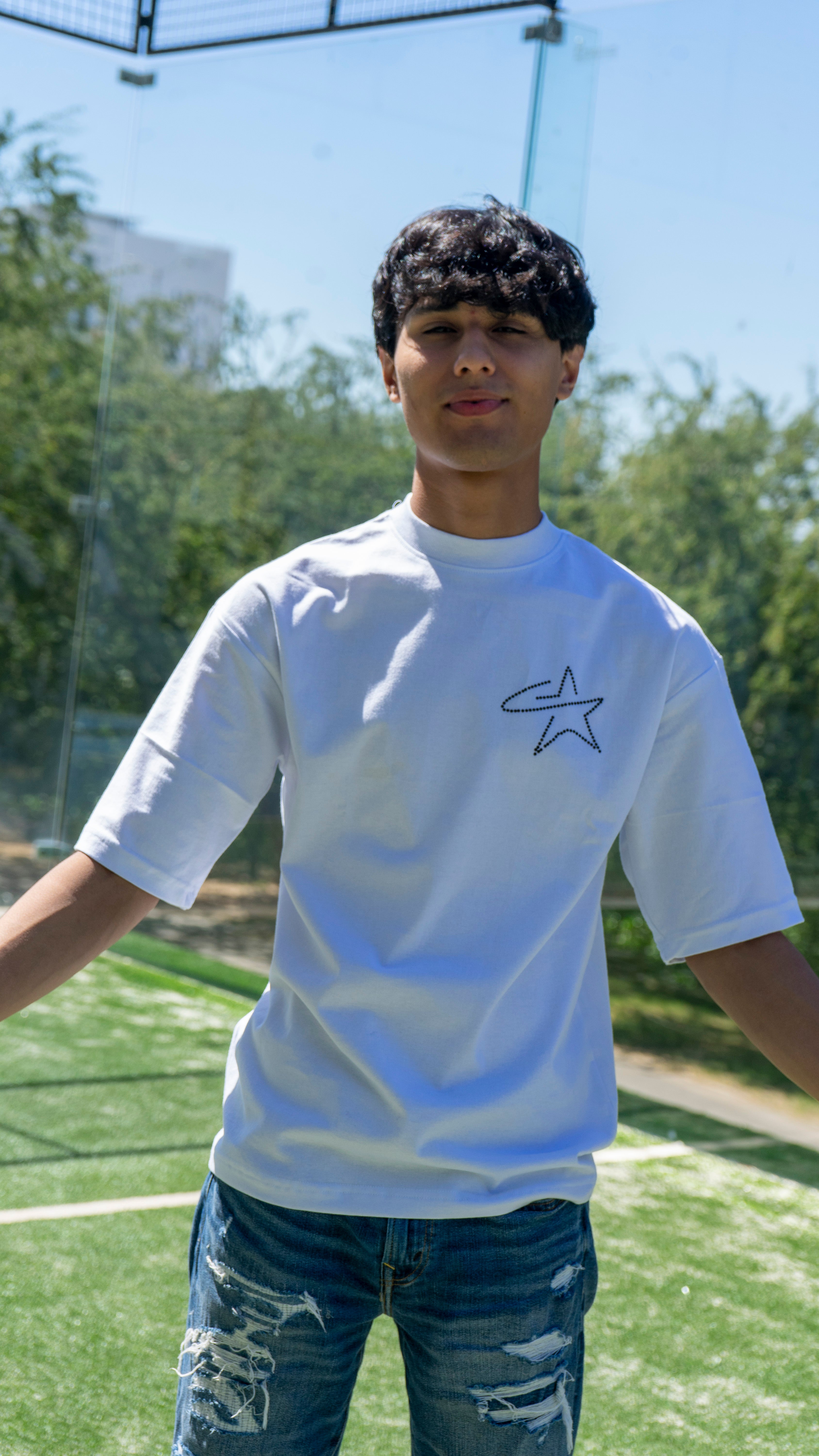 Camiseta GOAT blanca